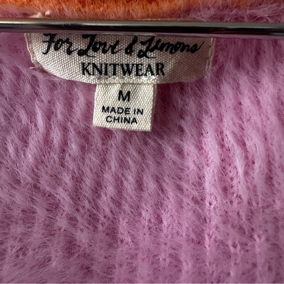 For Love and Lemons Alanis cropped cardigan M - Picture 8 of 10